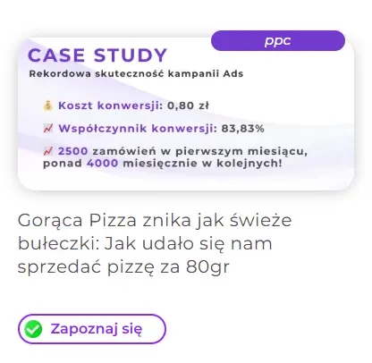 Case Study Jak sprzedaliśmy pizzę za 80 groszy